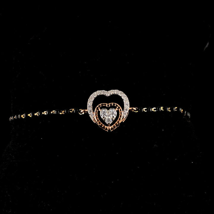 Elegant 18K Gold Chain Bracelet Embellished with 0.292ct Diamonds - A Symphony of Radiance.