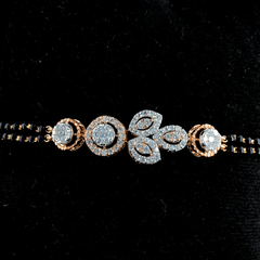 Elegantly Eternal: The 18K Gold Bracelet Adorned with 0.897ct of Glistening Diamonds