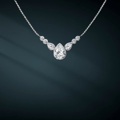 Embrace Ethical Elegance: 14K Gold Pendant Adorned with 2.05ct Lab-Grown Diamonds