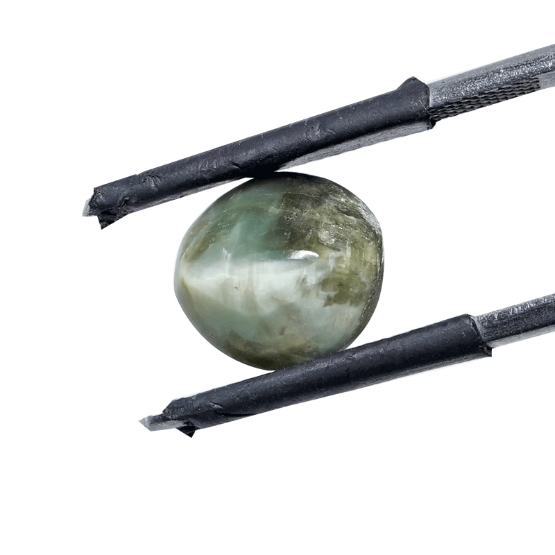 Enigmatic Engagement: The 3.48ct Cat's Eye Gemstone.