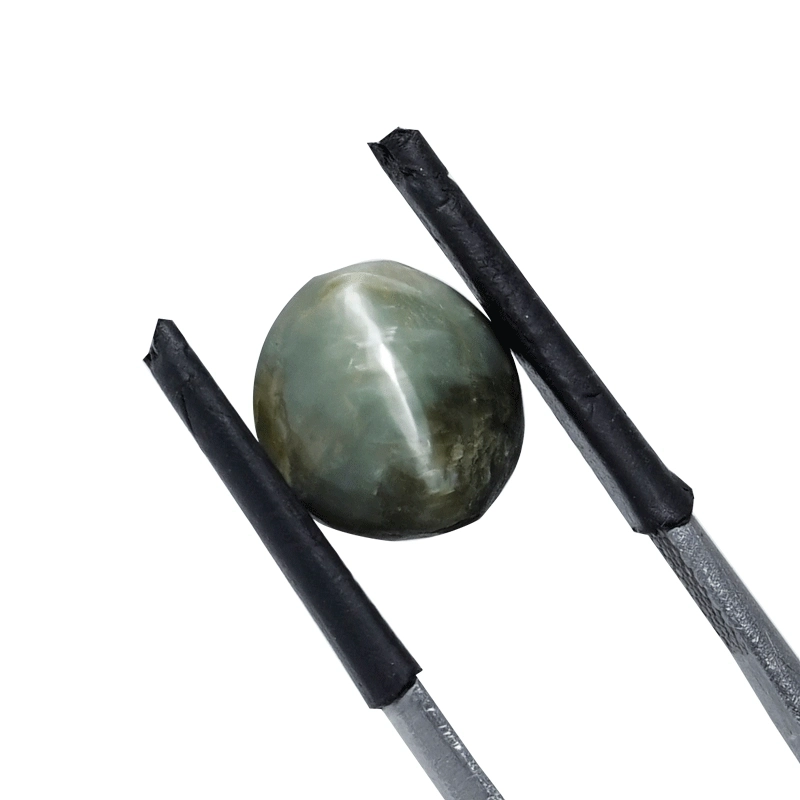 Enigmatic Engagement: The 3.48ct Cat's Eye Gemstone.