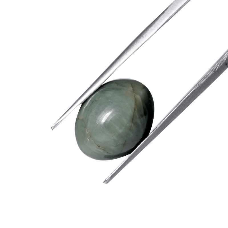 Ethereal Elegance: Embrace the Enchanting Aura of the 7.60ct Natural Cat's Eye Gemstone.