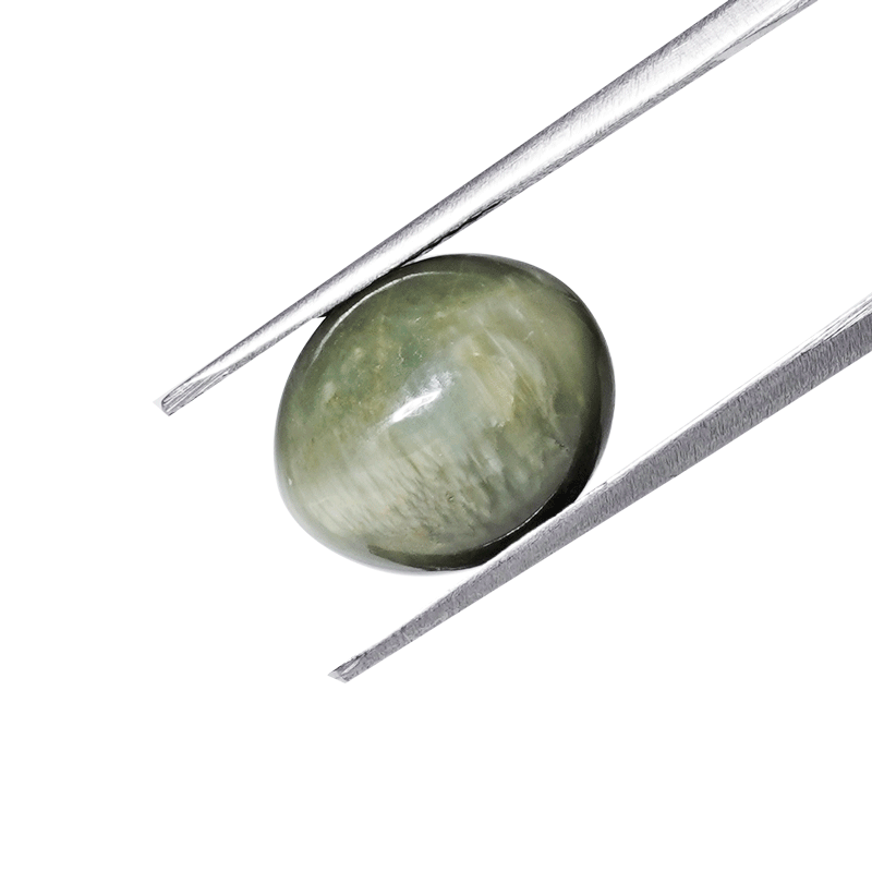 Ethereal Elegance: Embrace the Enchanting Aura of the 7.60ct Natural Cat's Eye Gemstone.