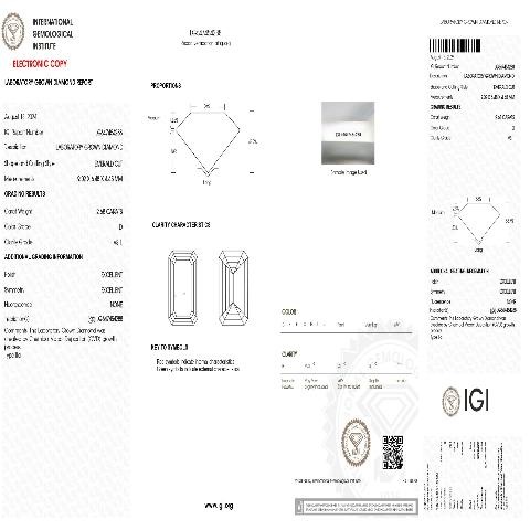 Exquisite 2.68-Carat D Color VS1 Lab-Grown Diamond: A Radiant Marvel of Modern Elegance.