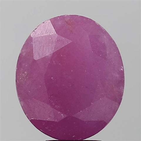 5.45 Carat 6 Ratti Natural Mozambique Oval Shape Pink Ruby Gemston.