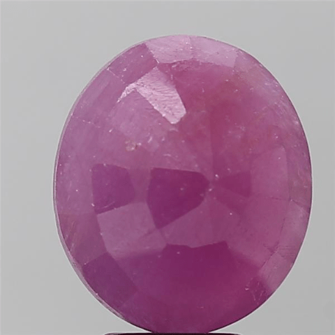 5.45 Carat 6 Ratti Natural Mozambique Oval Shape Pink Ruby Gemston.