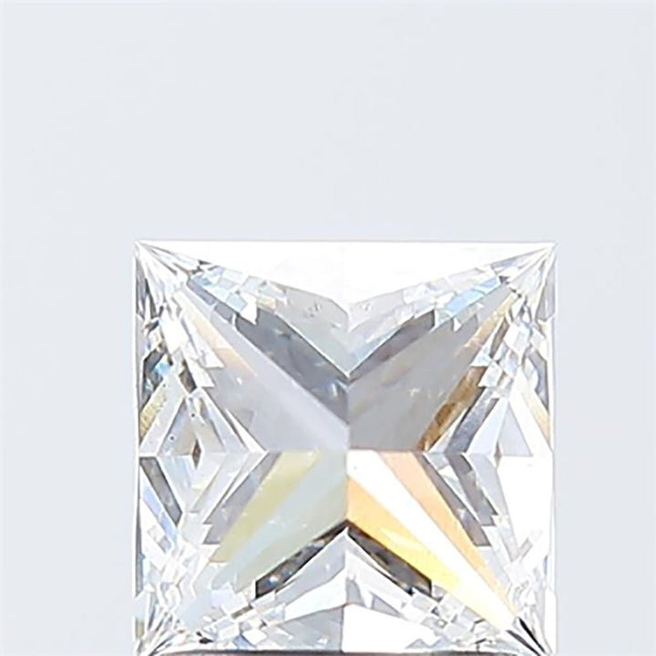 Lab grown Diamond 1.57 carat fancy Princess Shape Diamond.