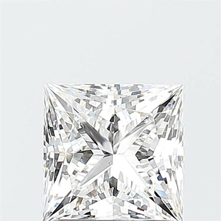 Lab grown Diamond 1.60 carat fancy Princess Shape Diamond.