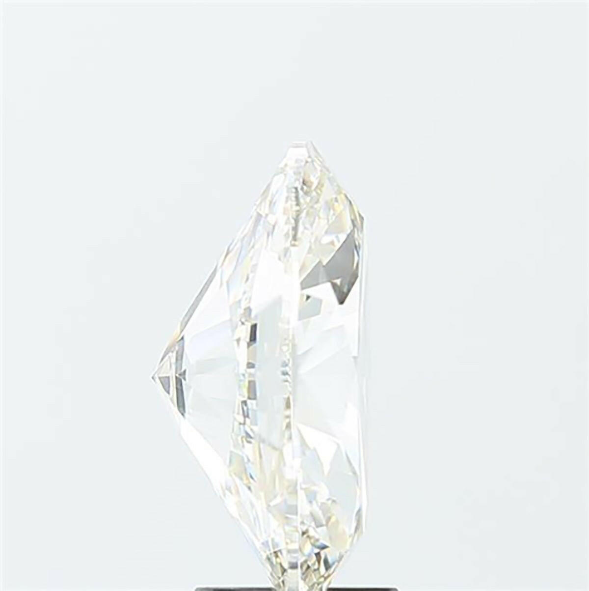 Oval cut 0.50 carat lab grown diamond.