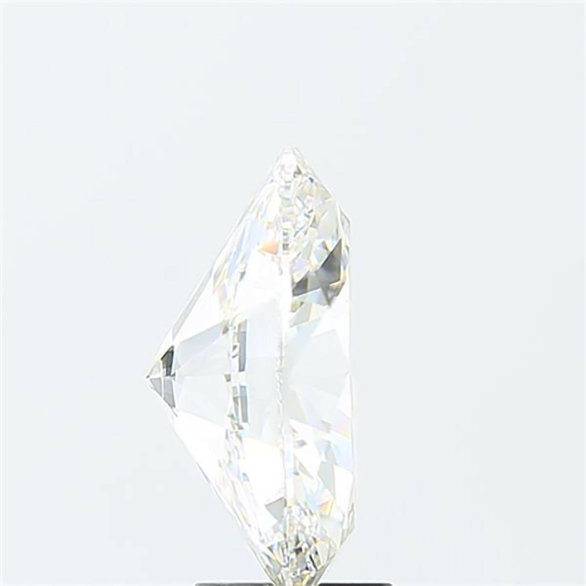 Oval cut 0.52 carat lab grown diamond.