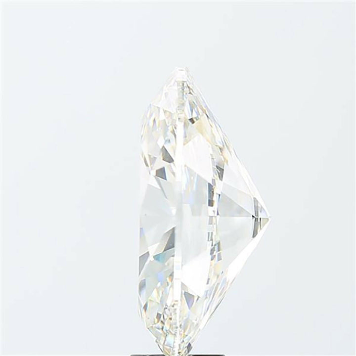 Oval cut 0.54 carat lab grown diamond.