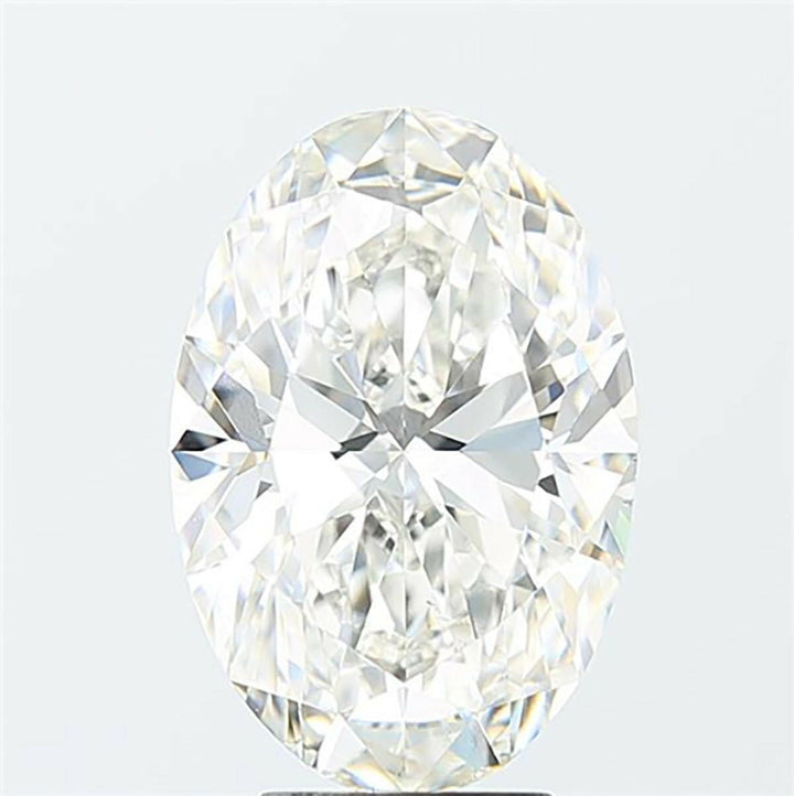 Oval cut 0.55 carat lab grown diamond.