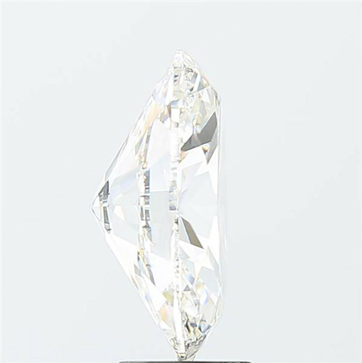 Oval cut 0.55 carat lab grown diamond.