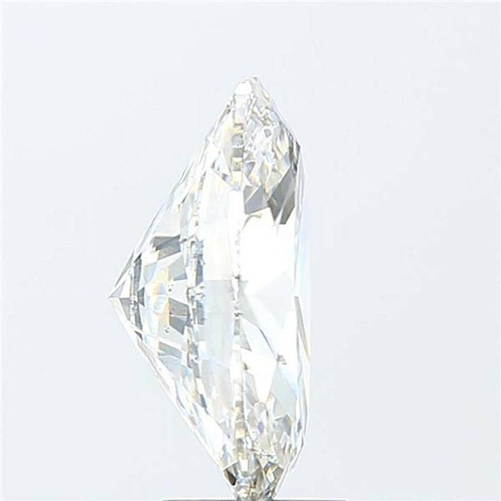 Oval cut 0.56 carat lab grown diamond.