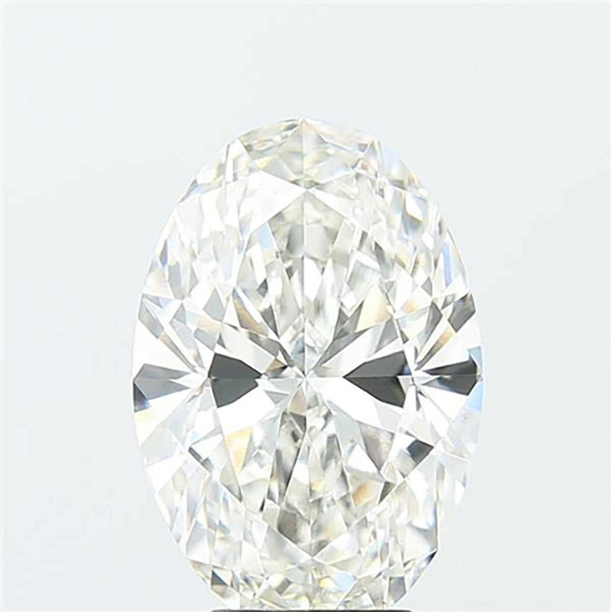 Oval cut 1.05 carat lab grown diamond.