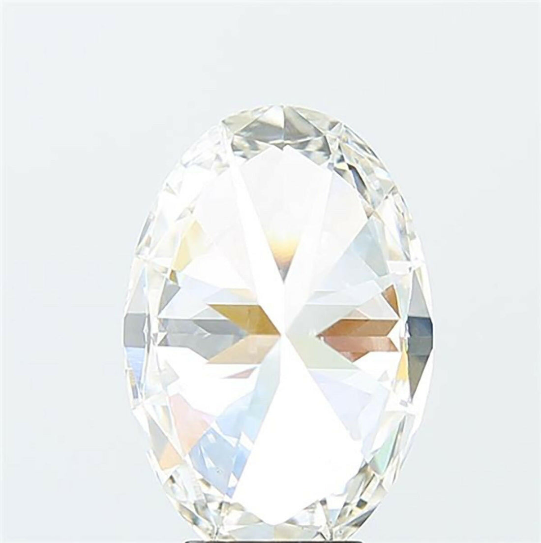 Oval cut 1.05 carat lab grown diamond.