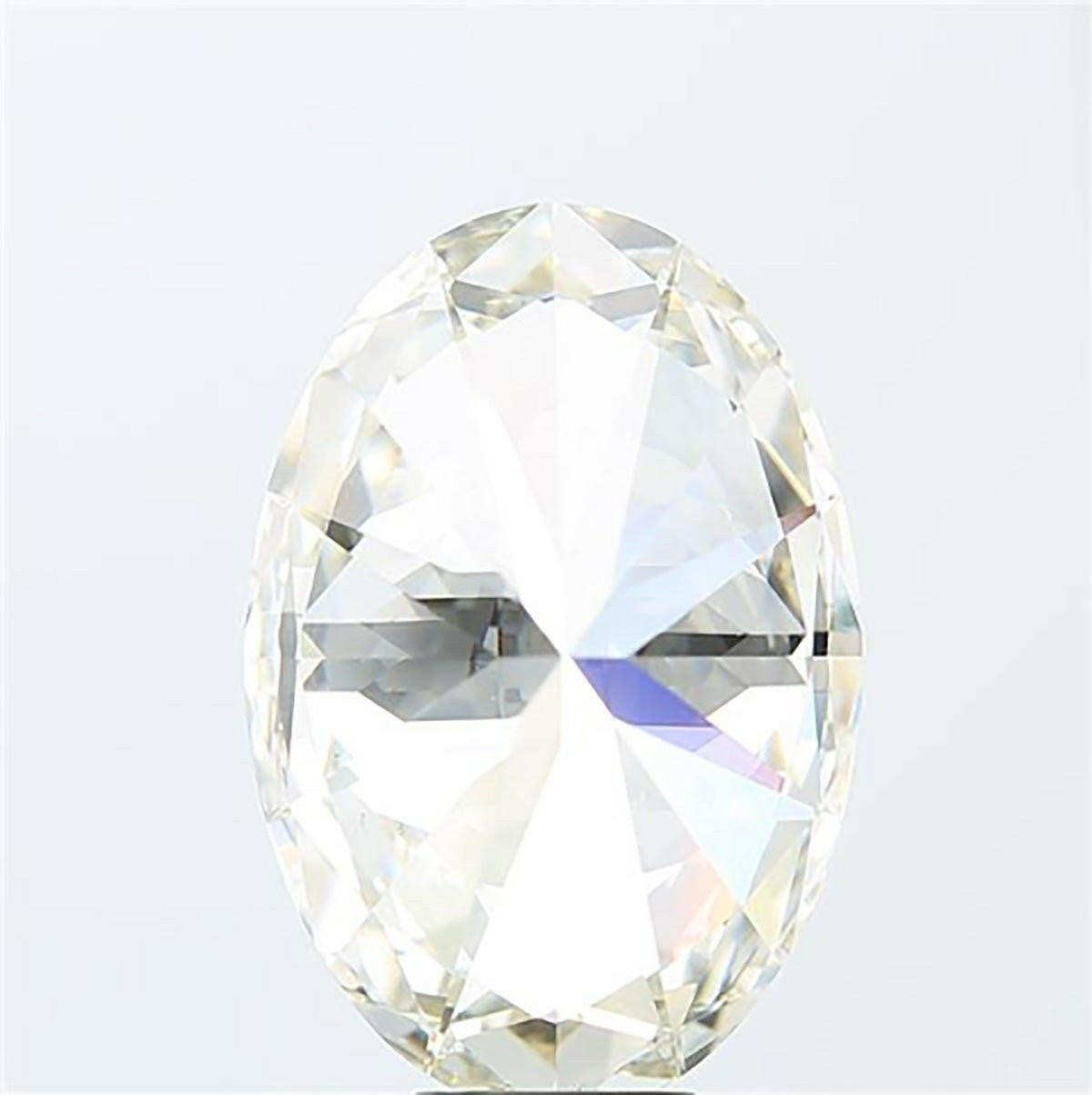 Oval cut 1.07 carat lab grown diamond.