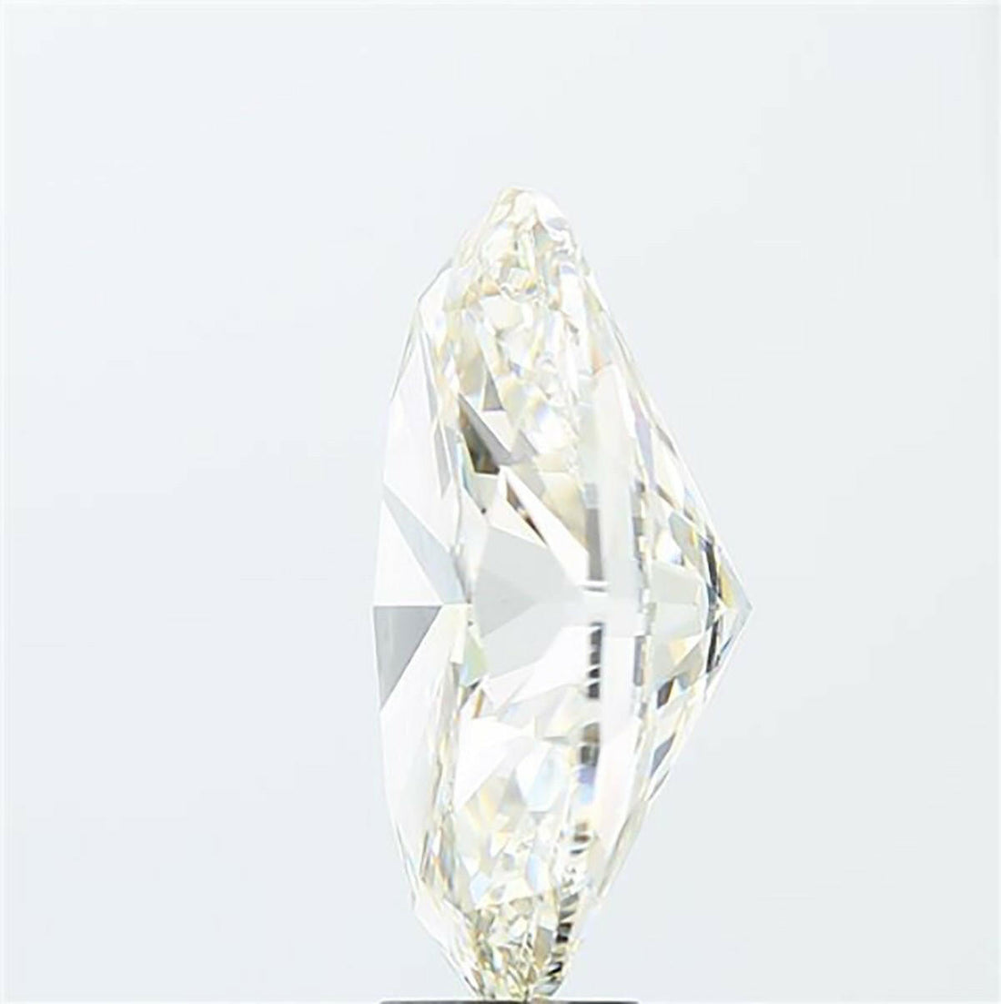 Oval cut 1.07 carat lab grown diamond.