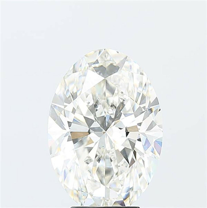 Oval cut 2.01 carat lab grown diamond.