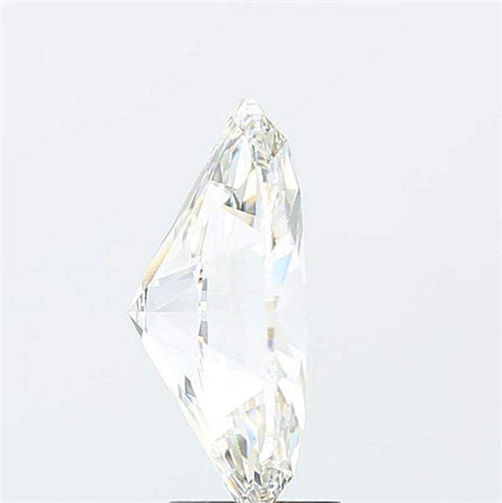 Oval cut 2.08 carat lab grown diamond.