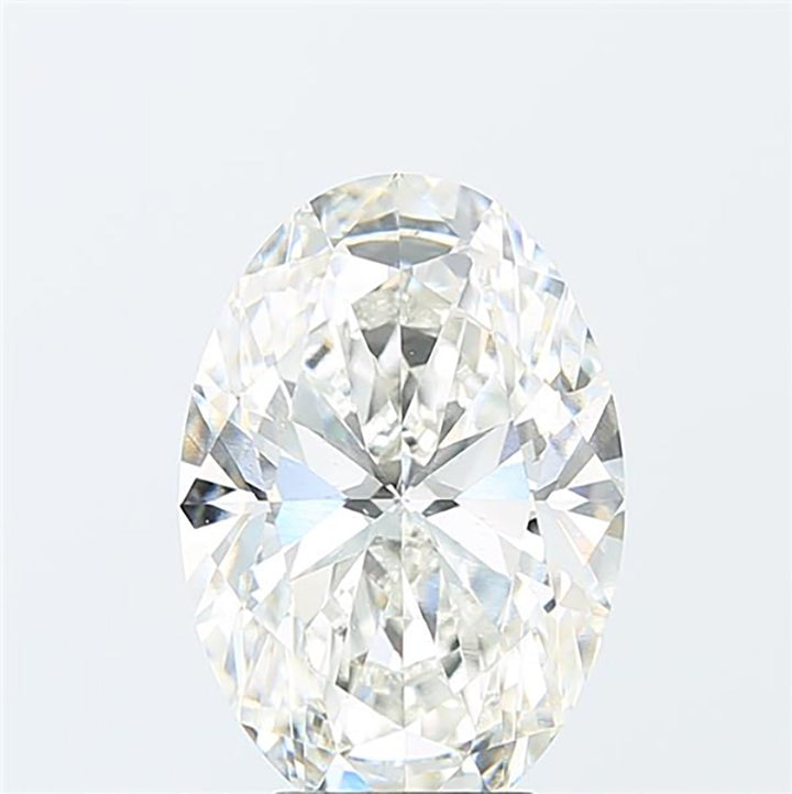 Oval cut 2.10 carat lab grown diamond.