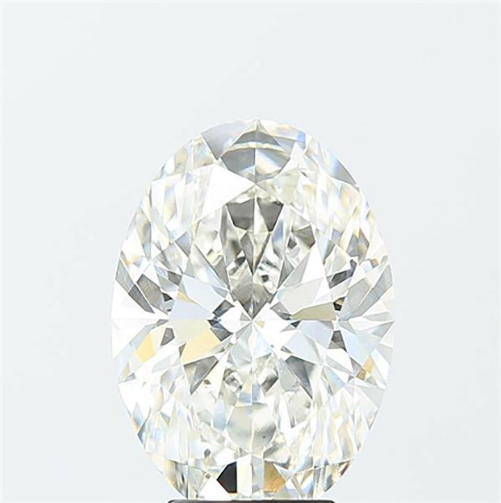 Oval cut 2.18 carat lab grown diamond.