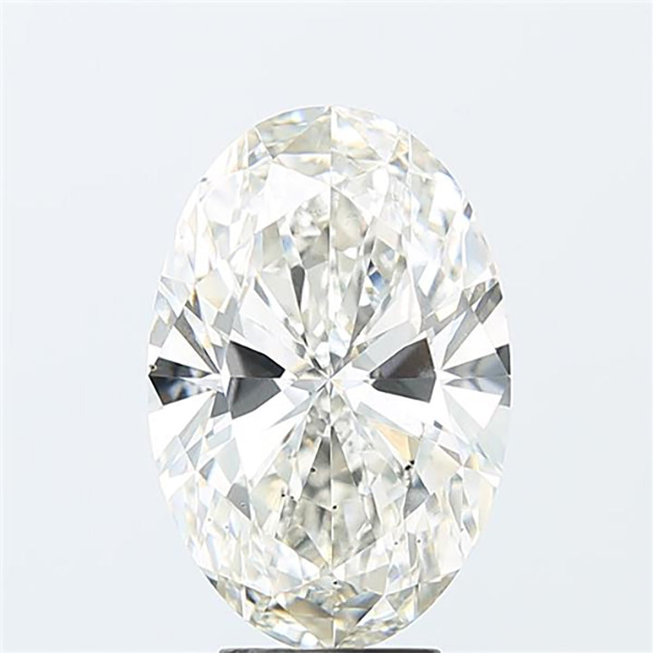 Oval cut 2.22 carat lab grown diamond.