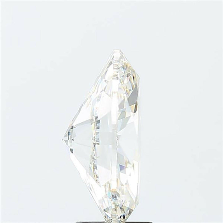 Oval cut 5.00 carat lab grown diamond.