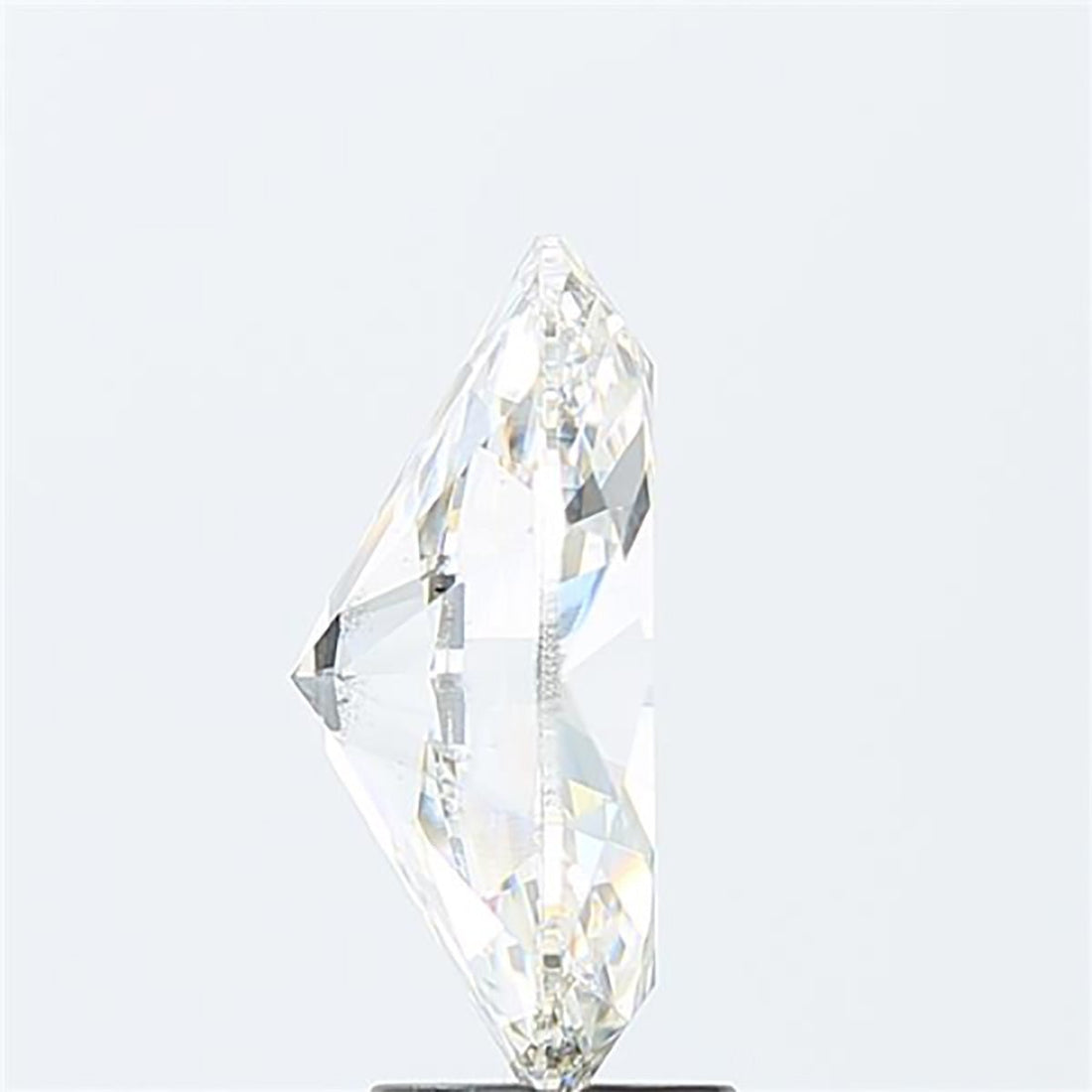 Oval cut 5.02 carat lab grown diamond.