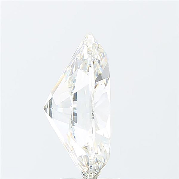 Oval cut 5.03 carat lab grown diamond.