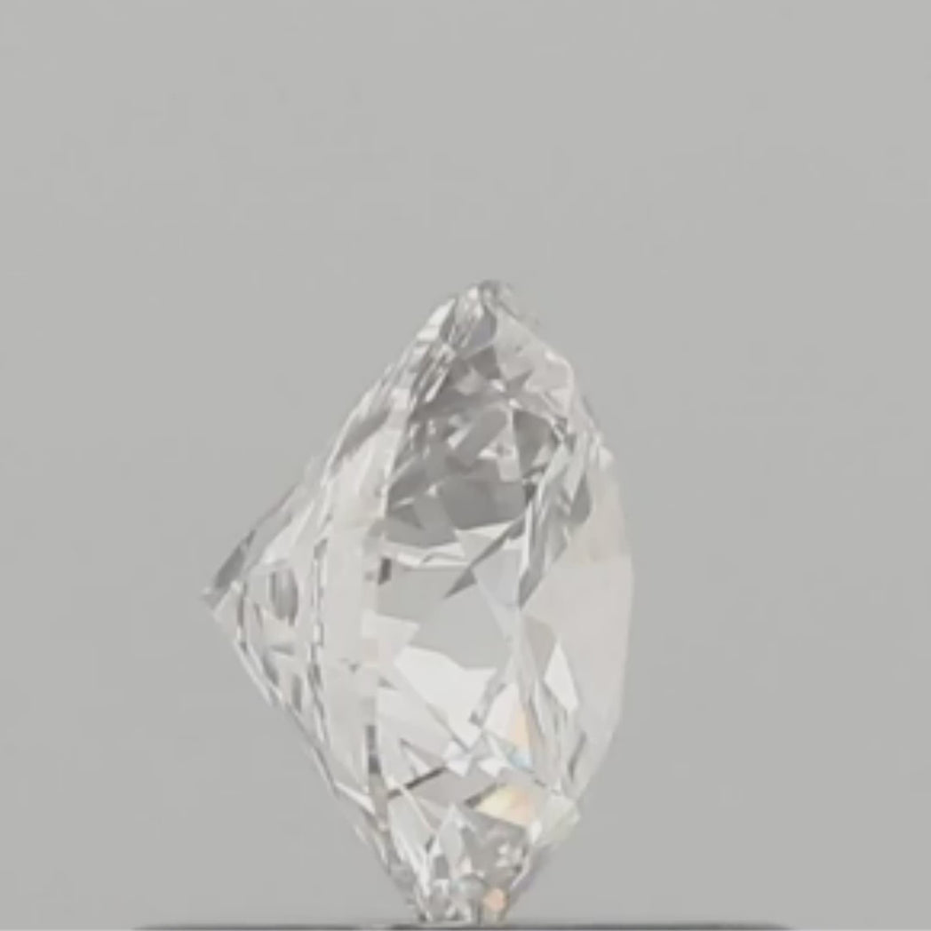 0.52 carat Brilliant Round Cut Lab Created Diamond.