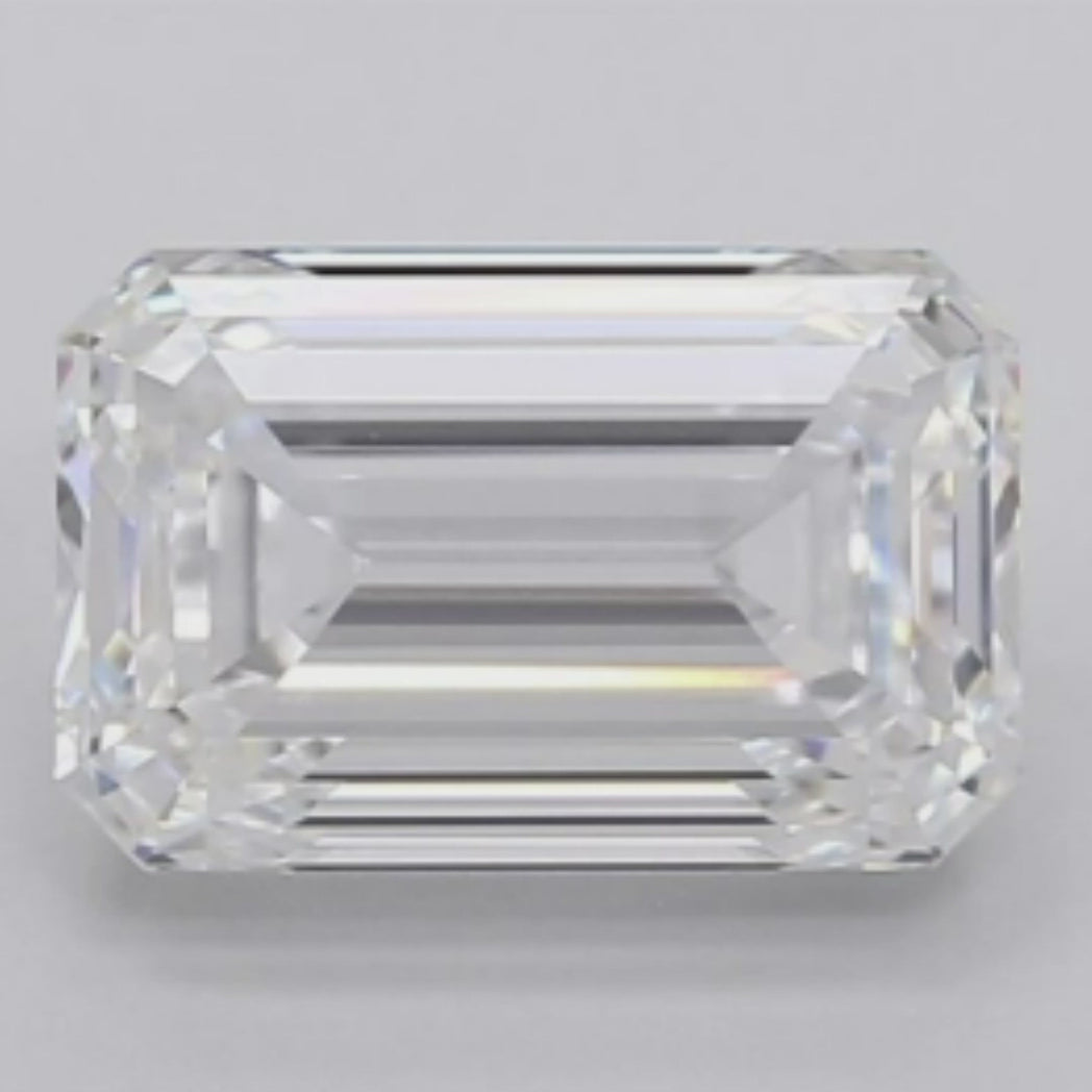 Explore the Charms of 2.70 carat Lab Grown Emerald Cut Diamond.