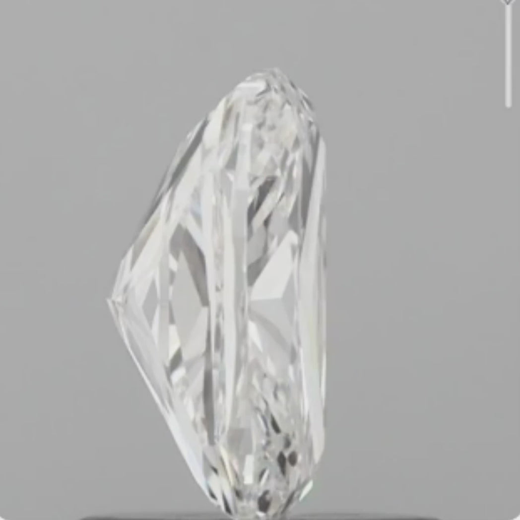 The Unmatched Elegance of 0.83ct Cushion Cut Lab Grown Diamond.