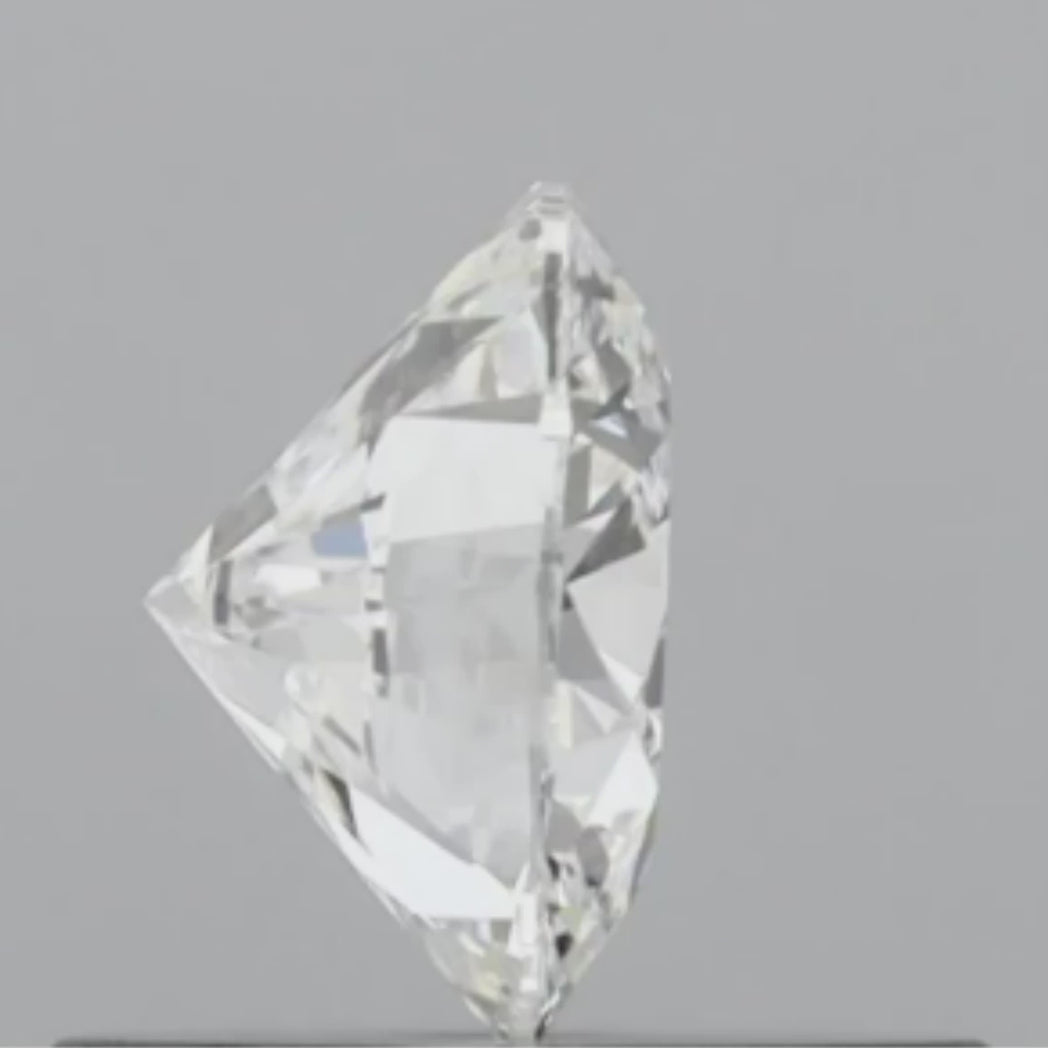 Brilliantly Captivating 0.57ct The Round Cut Lab Grown Diamond.