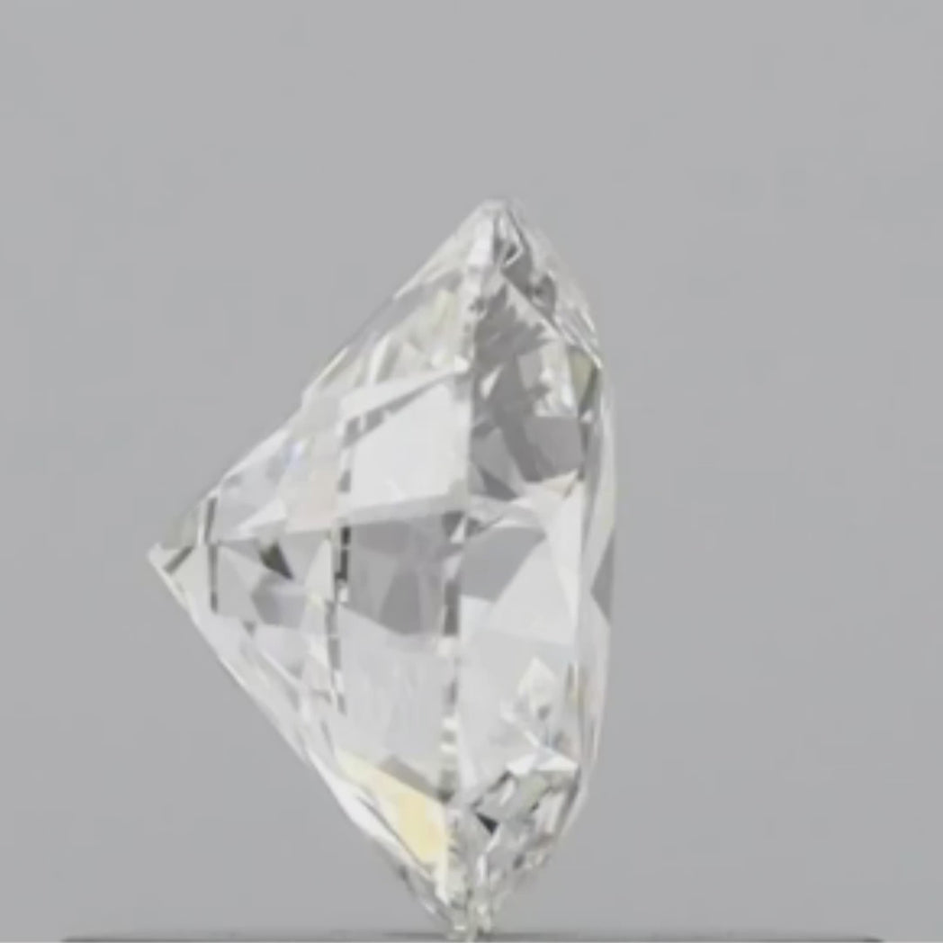 Round and Radiant 0.54ct Lab Grown Diamond of the Highest Quality.