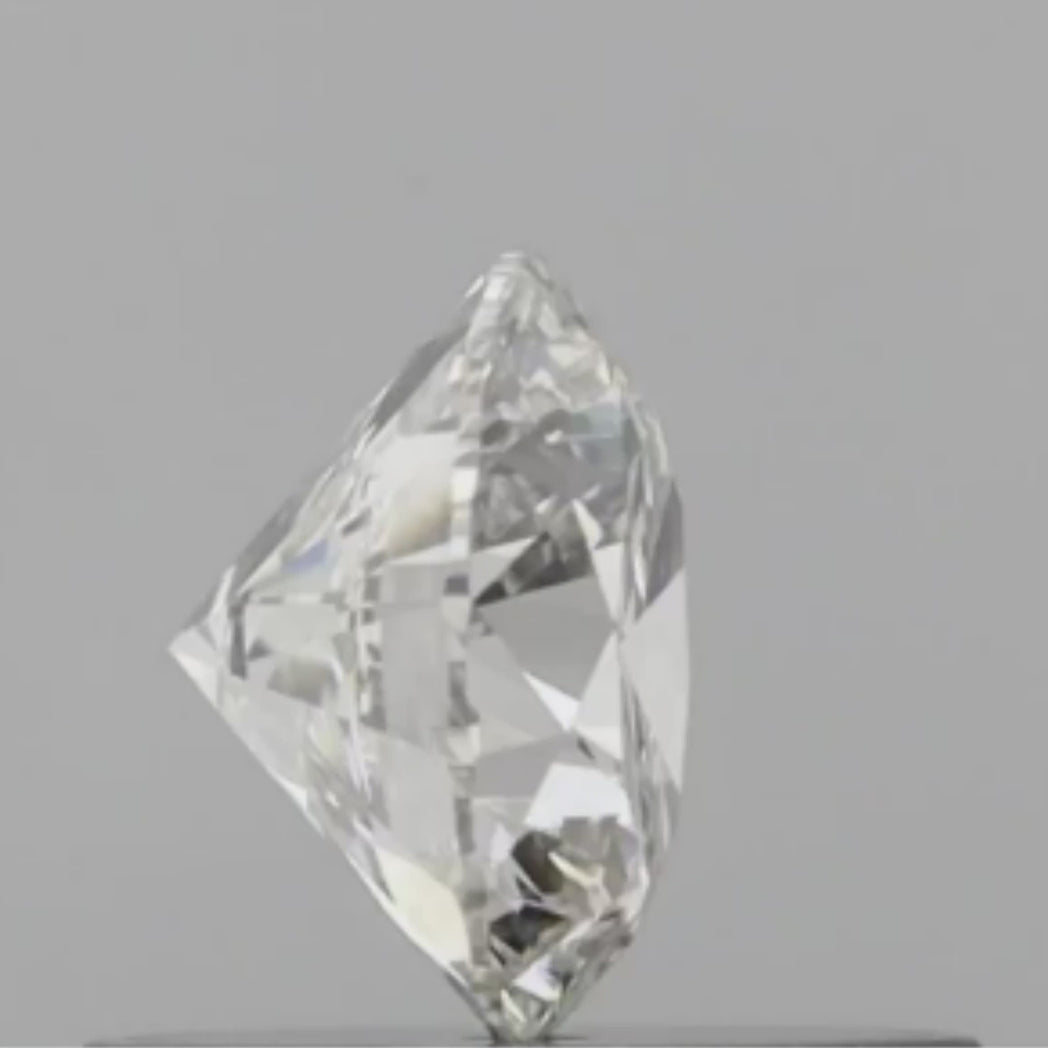 Unmatched Brilliance 0.56ct Round Cut Lab Grown Diamond.