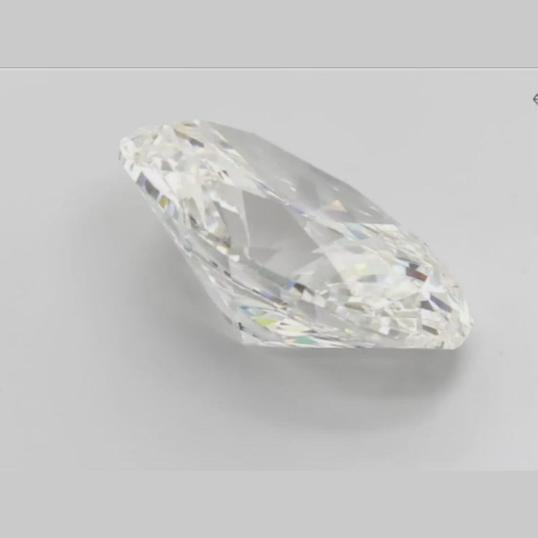 The Irresistible Elegance of 9.51 carat Oval Shaped Lab Grown Diamonds.