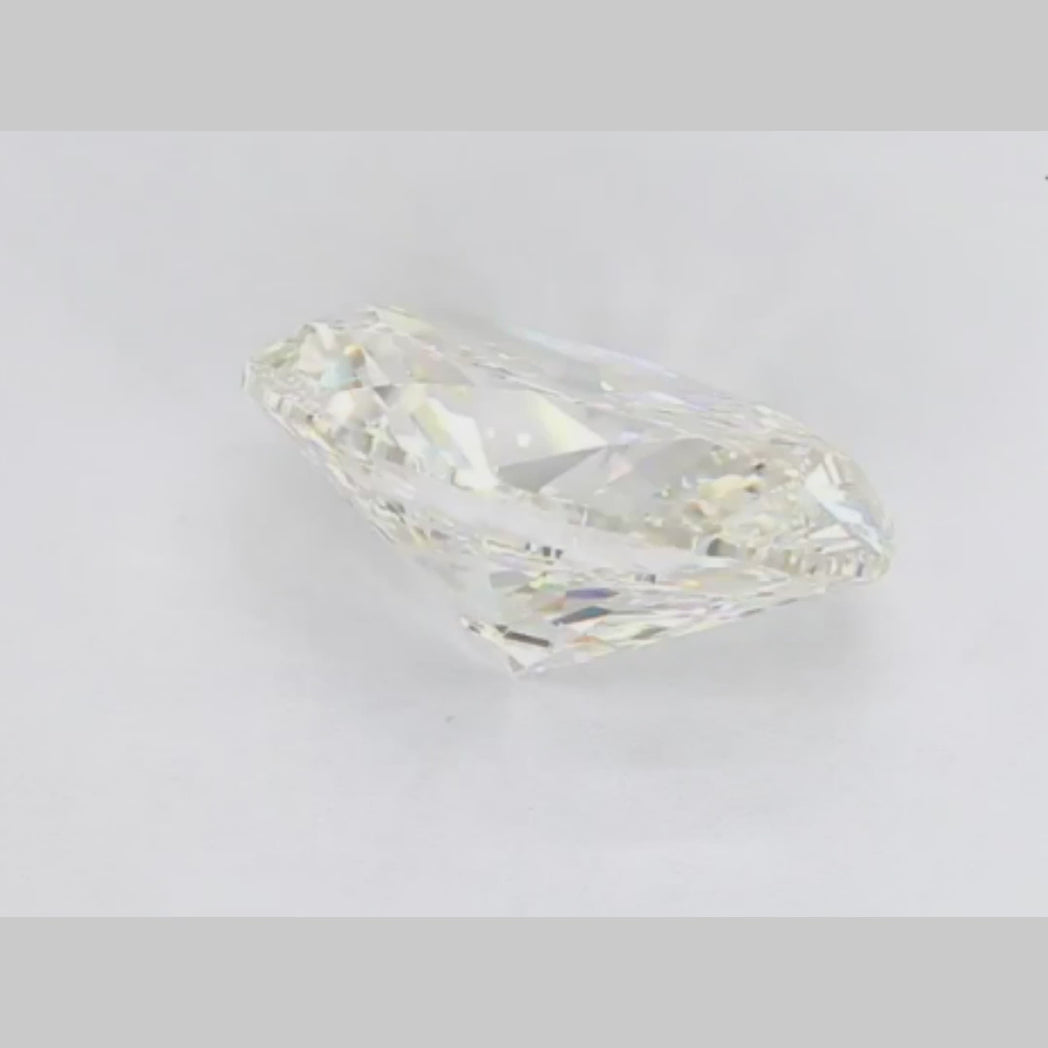 Explore the Magic of 3.20ct Lab Grown Oval Cut Diamond.