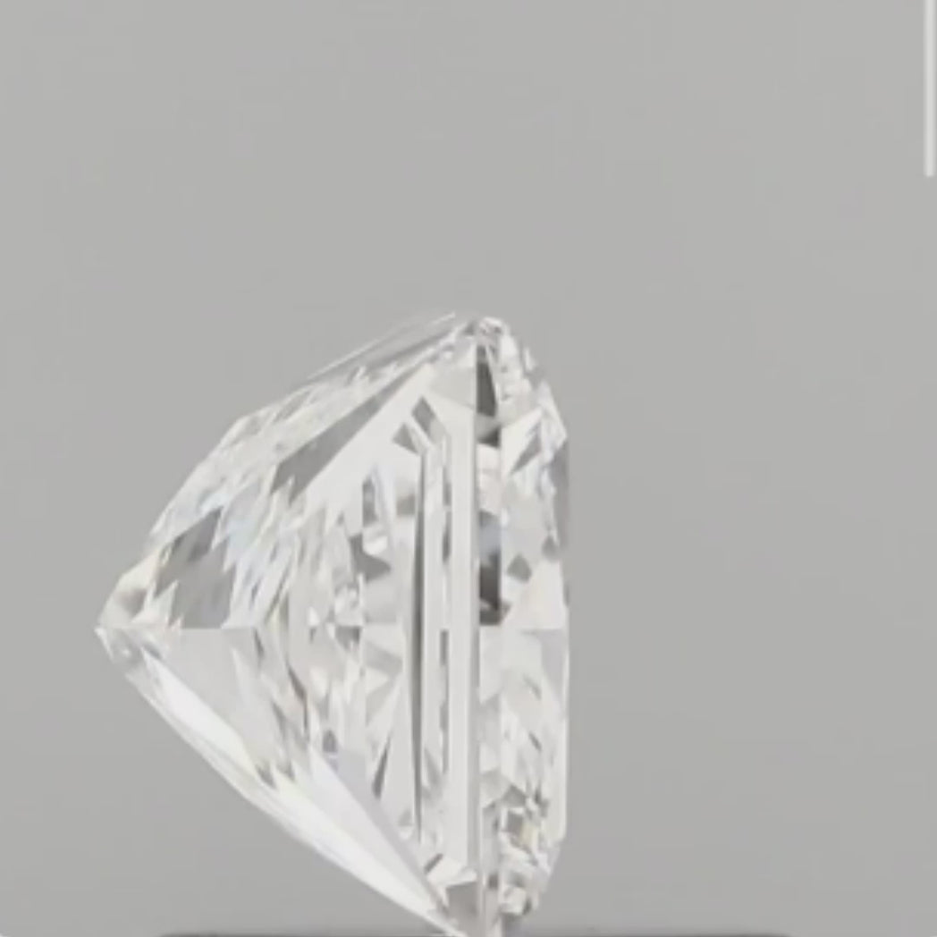 Revel in the Opulence of 1.02 carat Princess Shape Lab Grown Diamond.