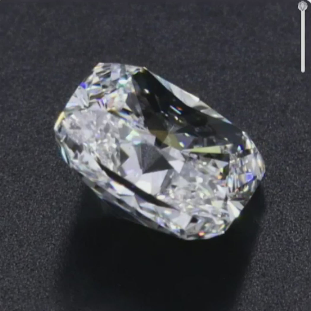 Elevate Your Style with a 0.52ct Cushion Cut Lab Grown Diamond.