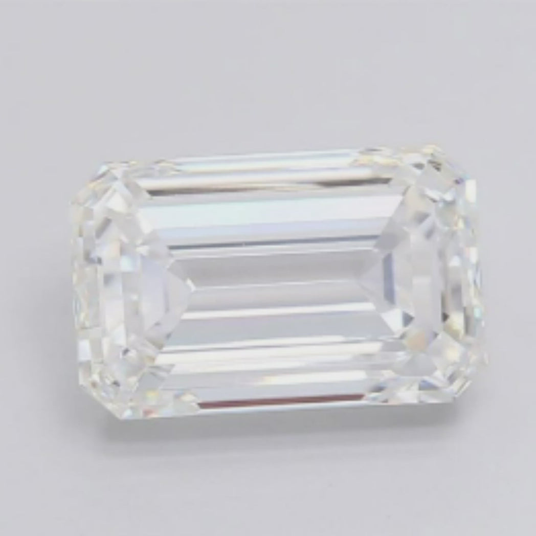 The 4.50 carat Beauty of an Emerald Cut Lab Grown Diamond.