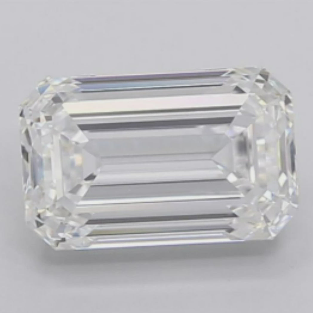 Discover the Allure of 2.55 carat Lab Grown Emerald Cut Diamond.