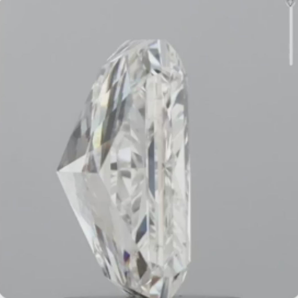 Radiant Cut 1.50 carat the Perfect Shape for Lab Grown Diamond.