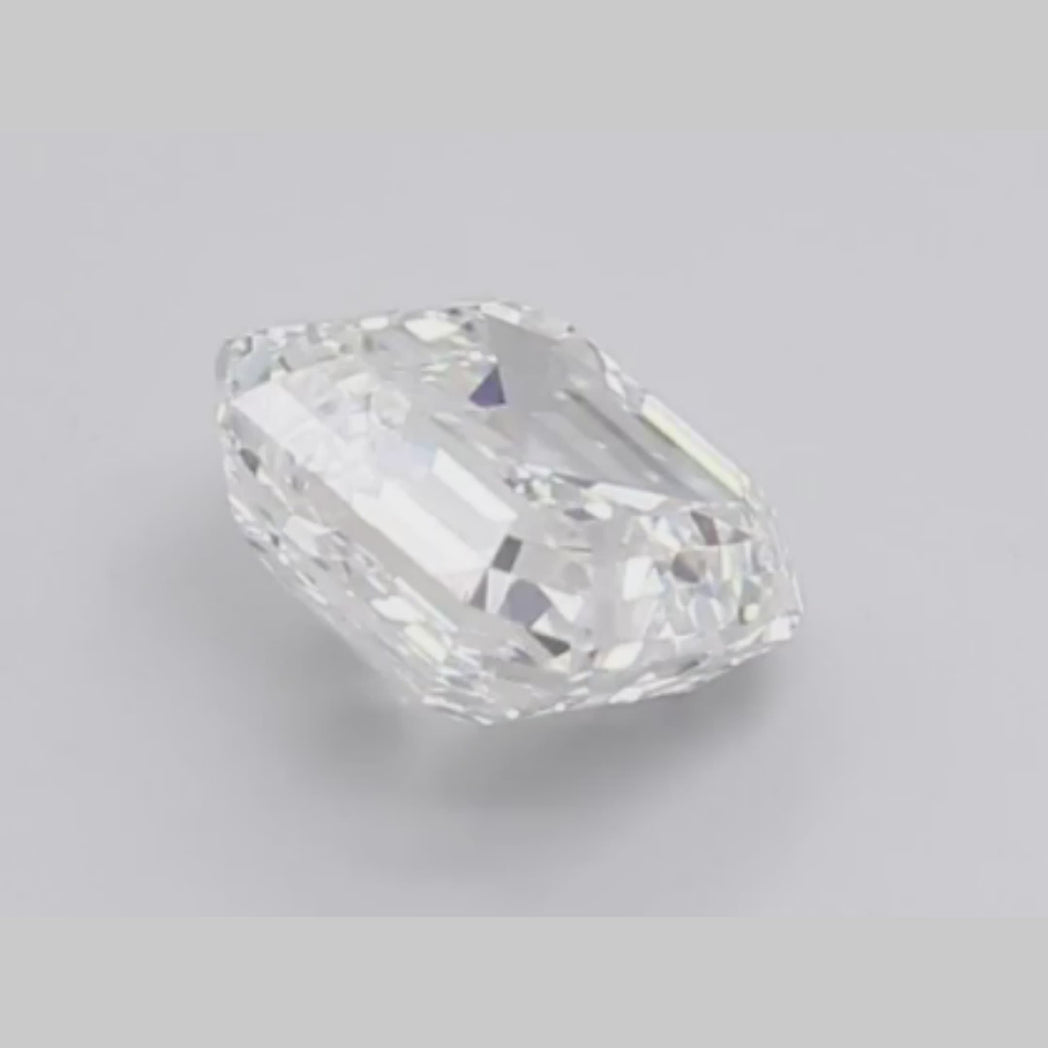 1.52 carat Asscher Cut Lab Grown Diamond.