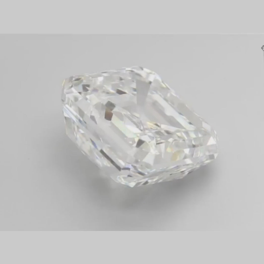 Exploring the Gorgeous 10.45 carat Asscher Cut Lab Grown Diamond.