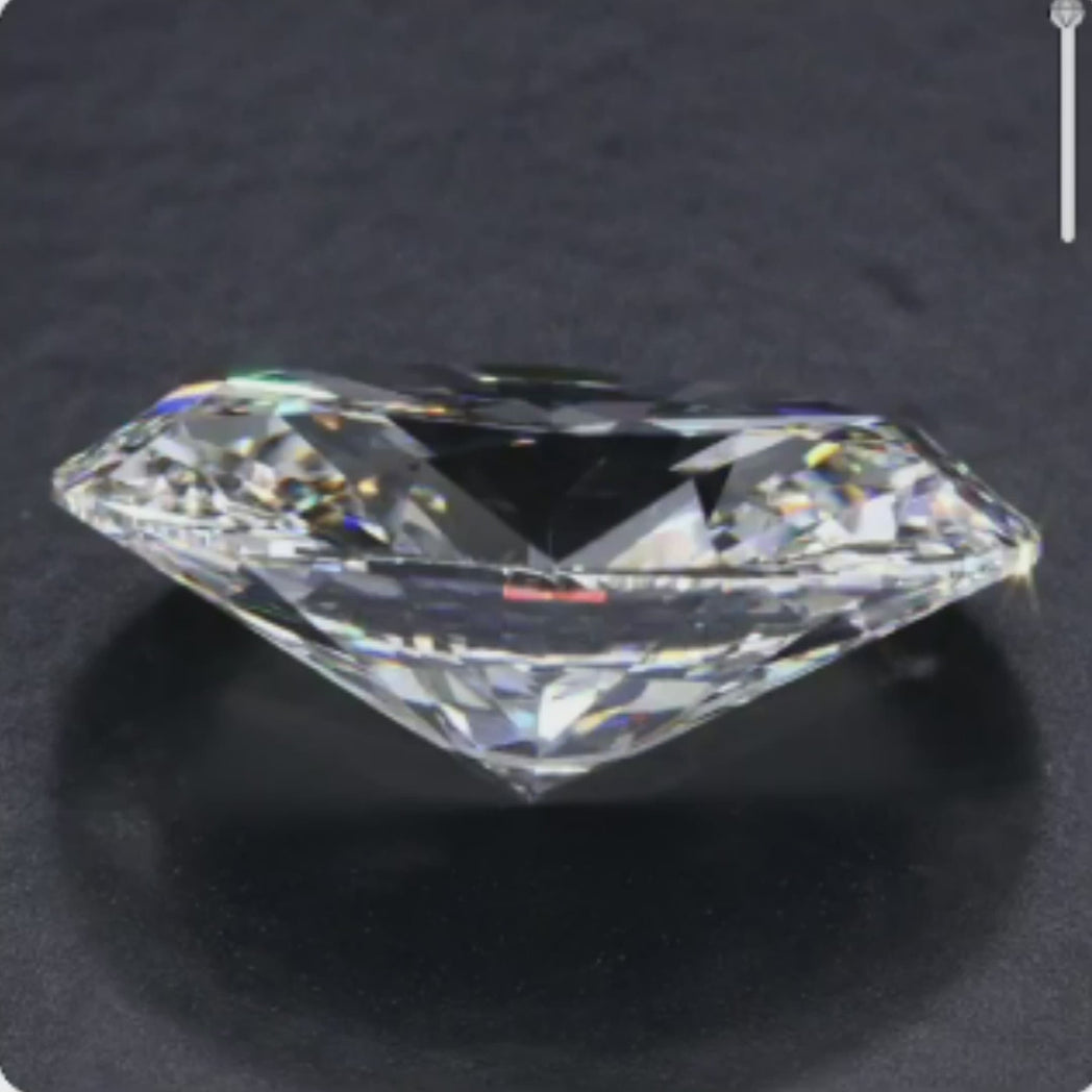 Discover the Brilliance of 3.01ct Lab Grown Oval Cut Diamond.