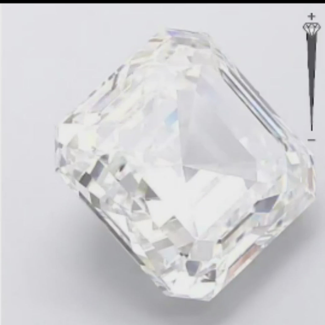 Unveiling the Inner Fire 7.03 carat Asscher Cut Lab Grown Diamonds.