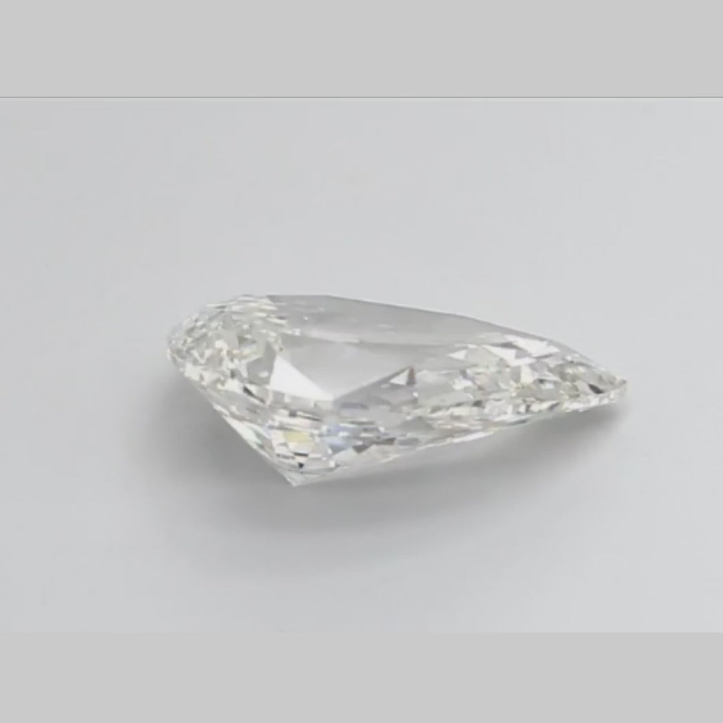 Embark on a Journey with 1.57 carat Pear-Shaped Lab-Grown Diamond.