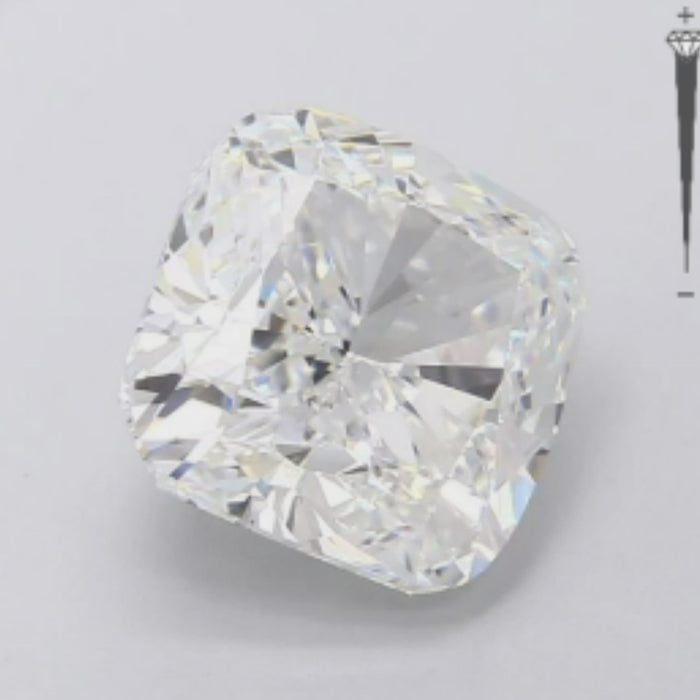 Sustainable Glamour 5.03 carat Cushion Shape Lab Grown Diamond.