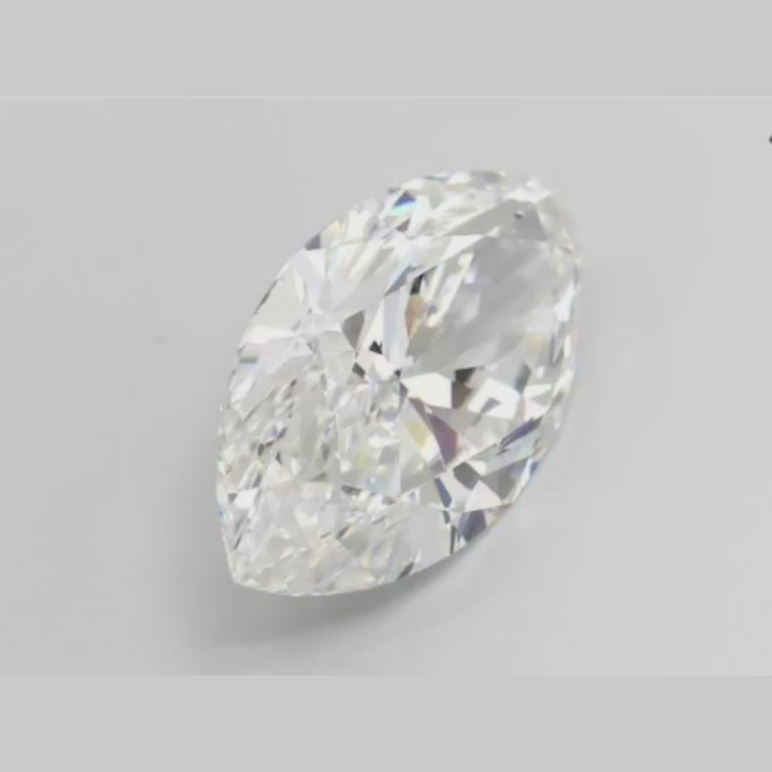 Graceful Curves 9.03 carat Marquise Shape Lab Grown Diamond.